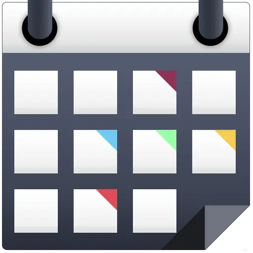 Calendar with Colors icon