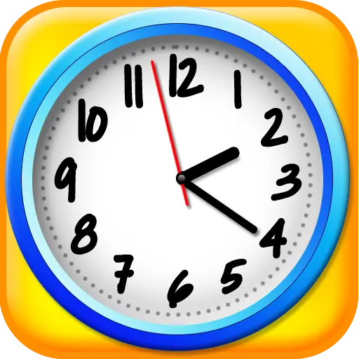 clock game for kids icon