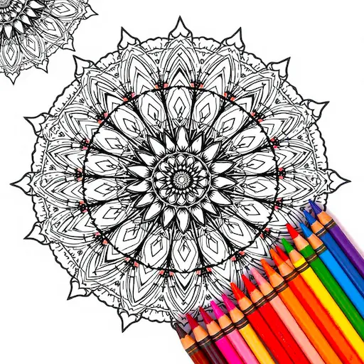 Coloring Book For Relaxation icon