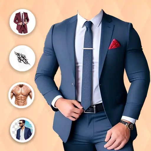 Smarty Men Suit Photo Editor icon
