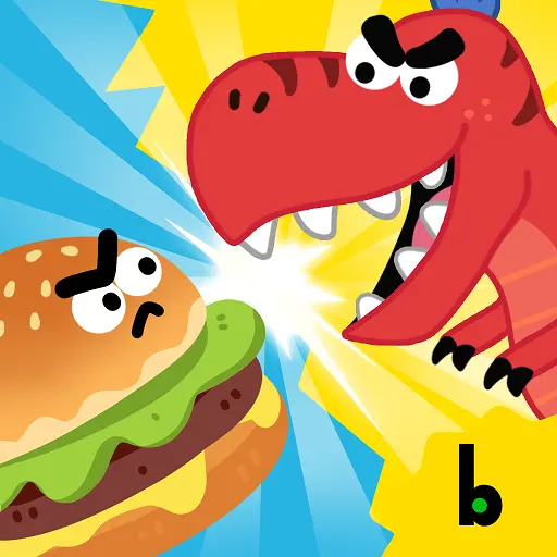 Gogo Food vs Dinos - Kids Game icon