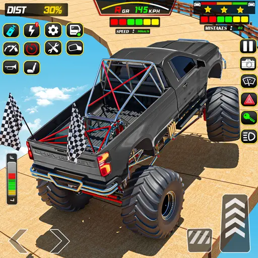 Monster Truck Stunt Car Games icon