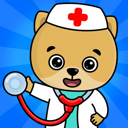 Kids doctor games 2-5 year old icon