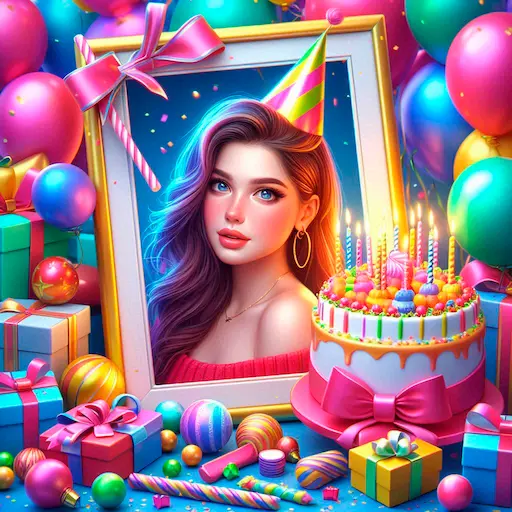 Birthday Photo Frames icon