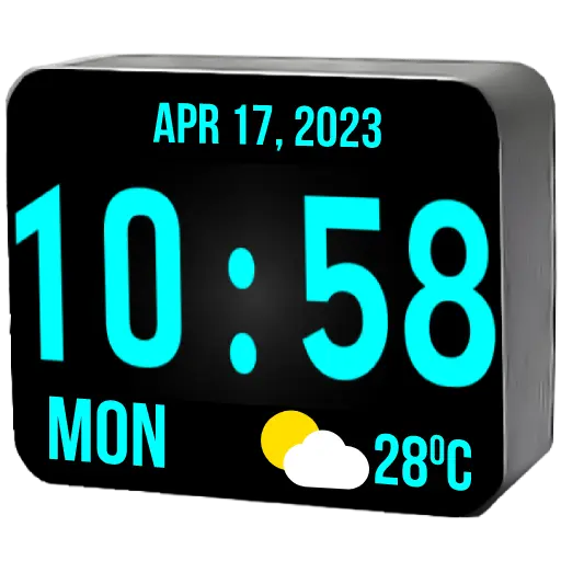 Huge Digital Clock icon