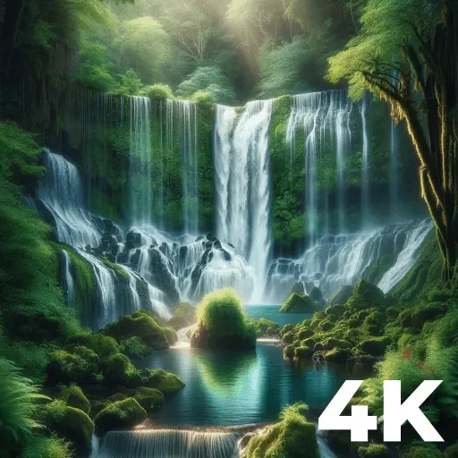 Cool Waterfall Wallpaper 4K HD icon