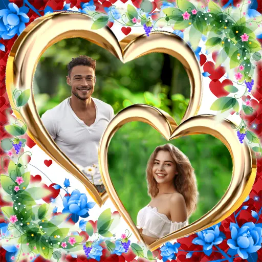 Photo frame app, collage maker icon