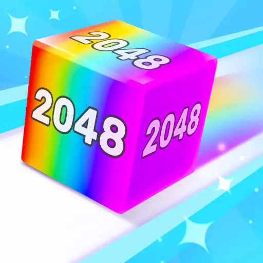 Chain Cube: 2048 3D merge game icon