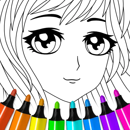 Manga Coloring Book icon