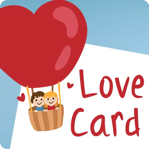 Romantic Card: create love e-c icon