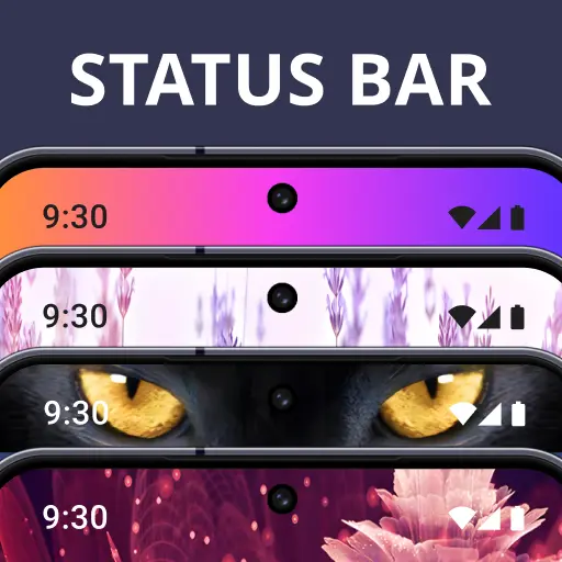 Customized Color Status Bar icon