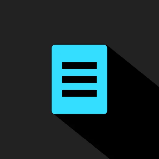 Black Notepad- Notes with lock icon