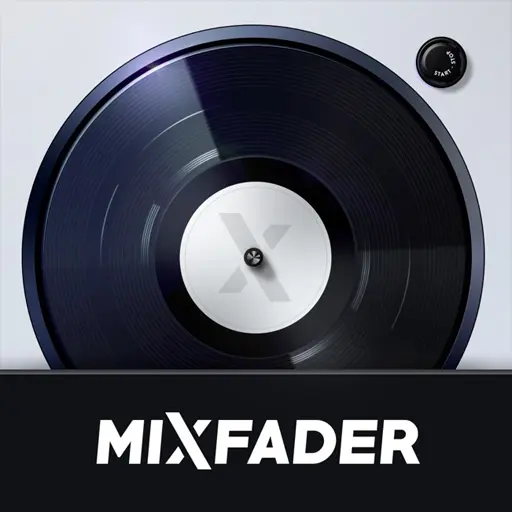 Mixfader dj - digital vinyl icon