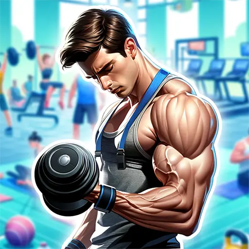 Gym Simulator 3D Fitness Store icon