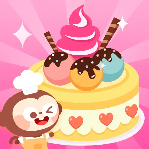 DuDu Dessert Shop DIY Games icon