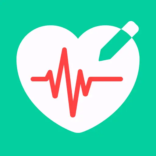 Blood pressure diary icon