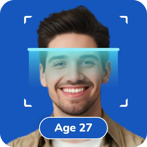 How old do I look - Face scan icon