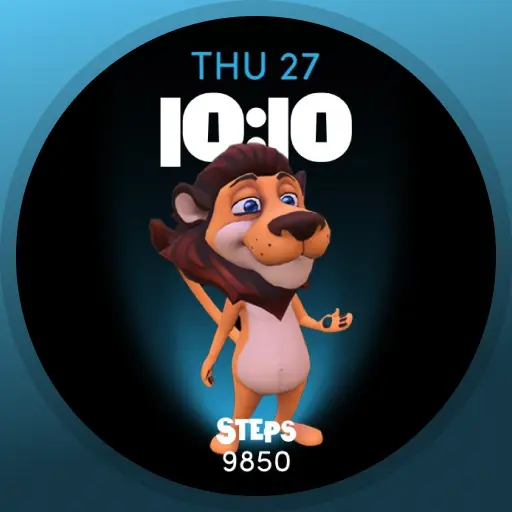 3D Lion Watch Face icon