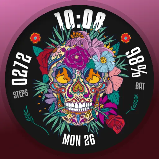 Frida Kahlo - Skull Watch Face icon