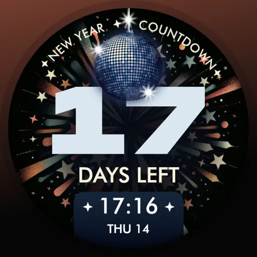 New Year Countdown Watch Face icon