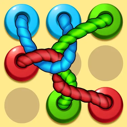 Tangled Line 3D: Knot Twisted icon