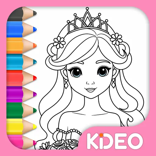 Princess Coloring Book & Games icon