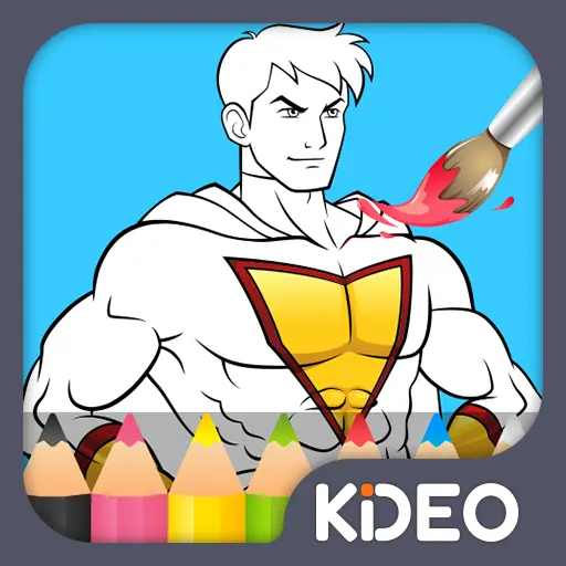 Superhero Coloring Pages icon