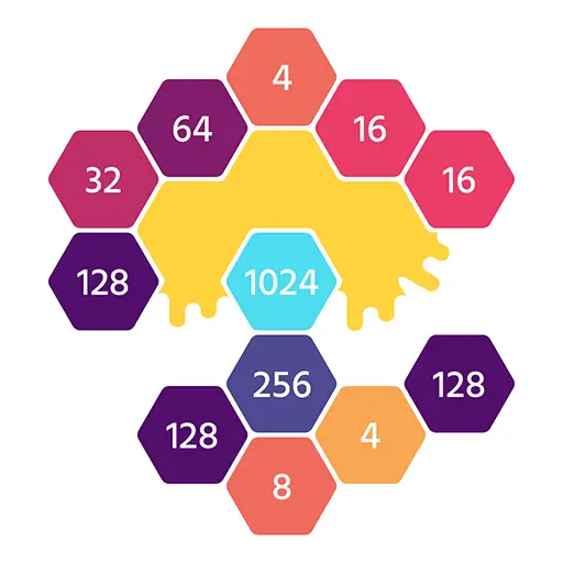 XUP - Hexa Sort 2048 Game icon