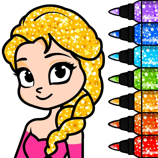 Princess Coloring Book Games icon