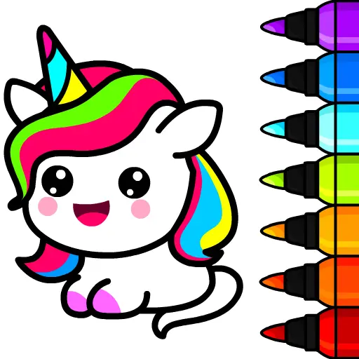 Unicorn Coloring Book for Kids icon