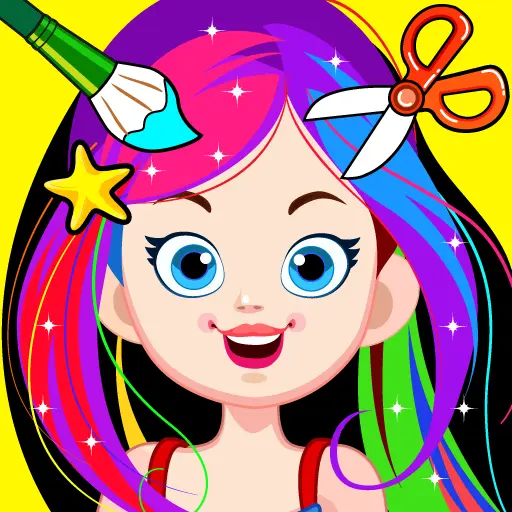 Hair Salon games for girls fun icon