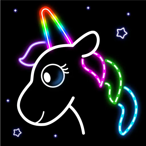 Unicorn Coloring Girl Games icon