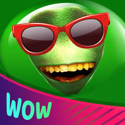 Green alien dance challenge icon