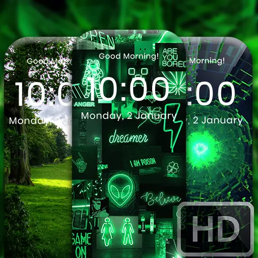 Green Theme HD Wallpaper icon