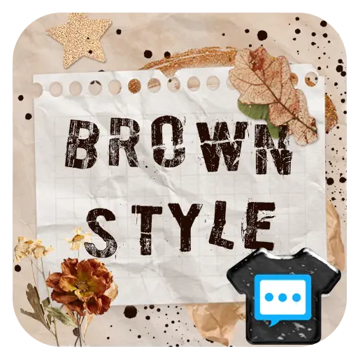 NextSMS brown style skin icon