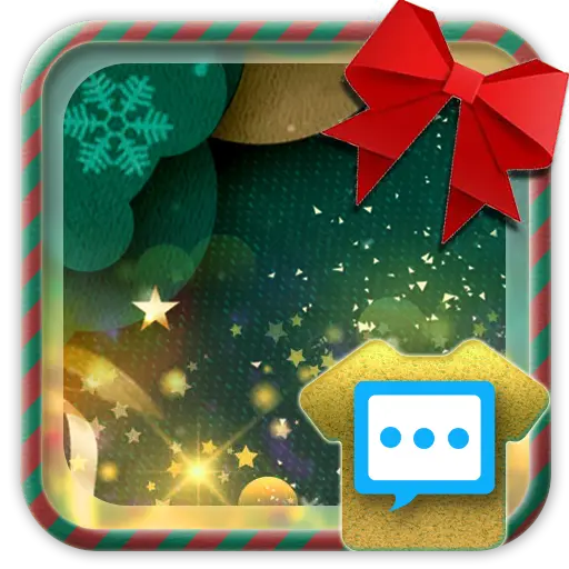 Christmas origami style skin f icon