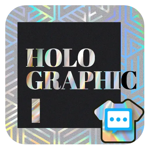 Holographic skin for Next SMS icon