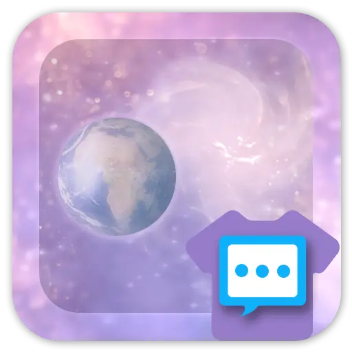 Little planet Next SMS skin icon