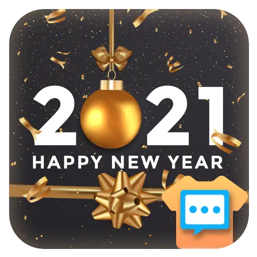 Next SMS New year 2021 skin icon