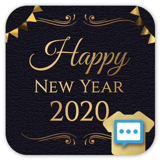 New years night Next SMS skin icon