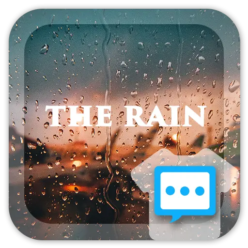 Night scene in the rain skin f icon