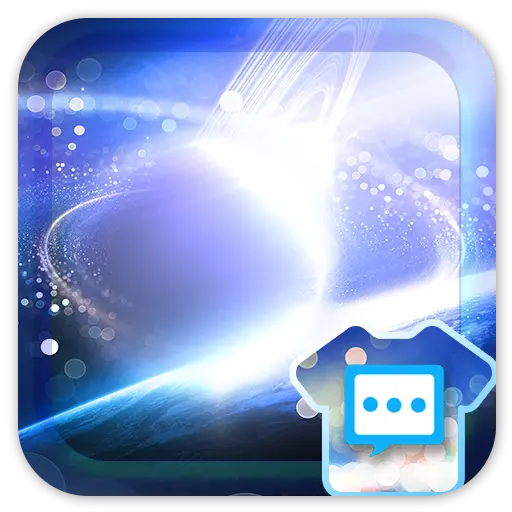 Starry sky skin for Next SMS icon