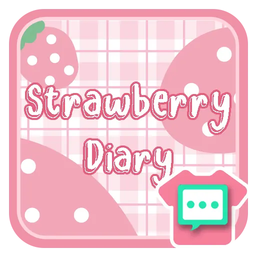 Strawberry diary Next SMS icon