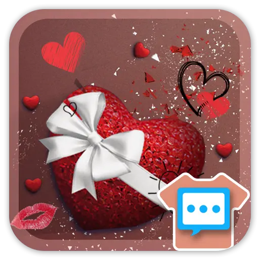 Sweet chocolate Next SMS skin icon