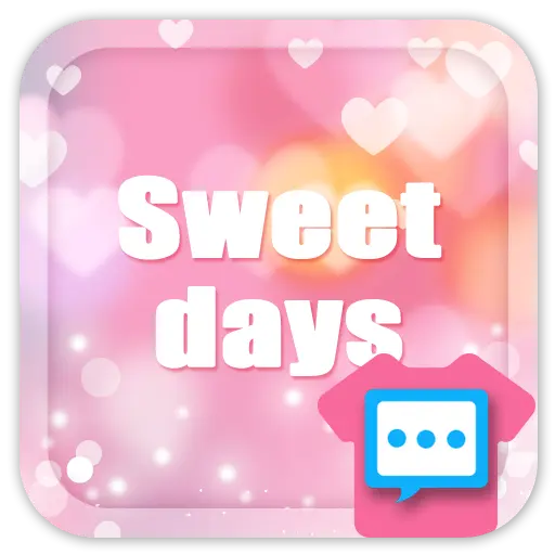 Sweet days Next SMS skin icon