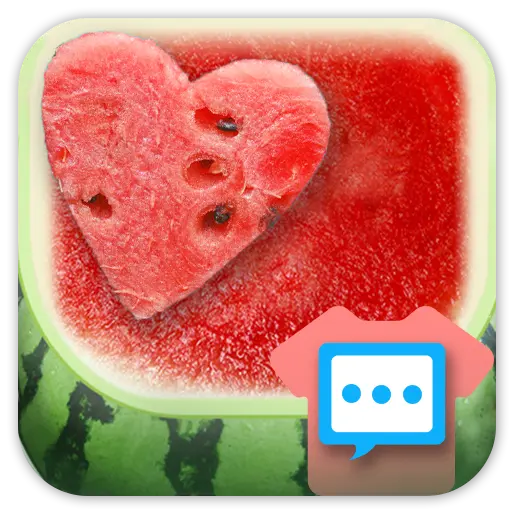 Watermelon skin for Next SMS icon