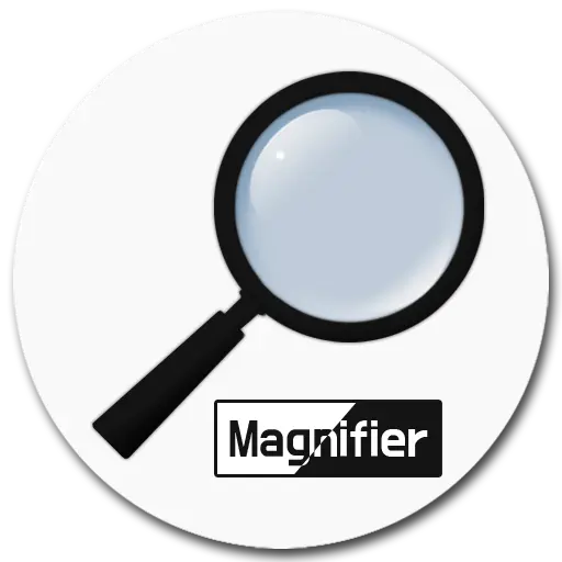 Magnifier: magnifying glass icon