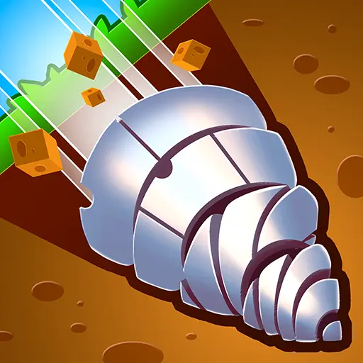 Ground Digger: Lava Hole Drill icon