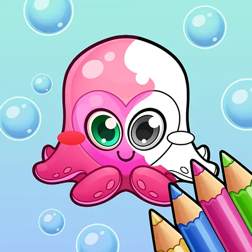 Kids Drawing Games & Coloring icon