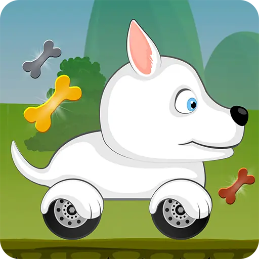 Racing games for kids - Dogs icon